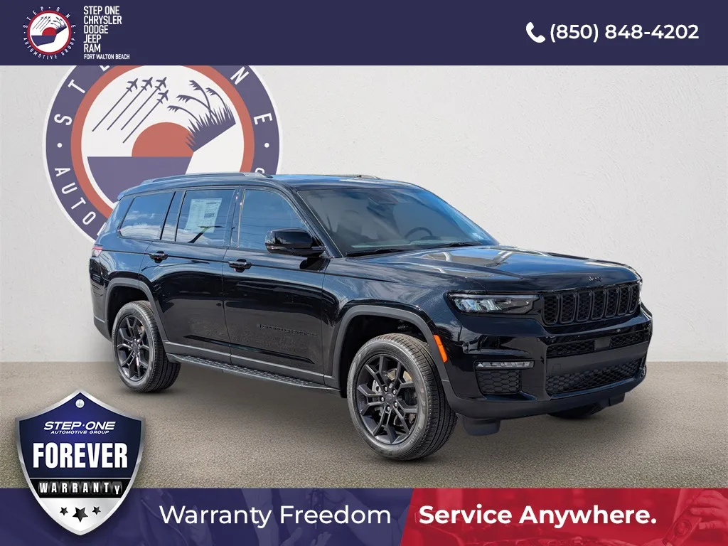 Black 2025 Jeep Grand Cherokee L Limited for sale in Fort Walton Beach, FL