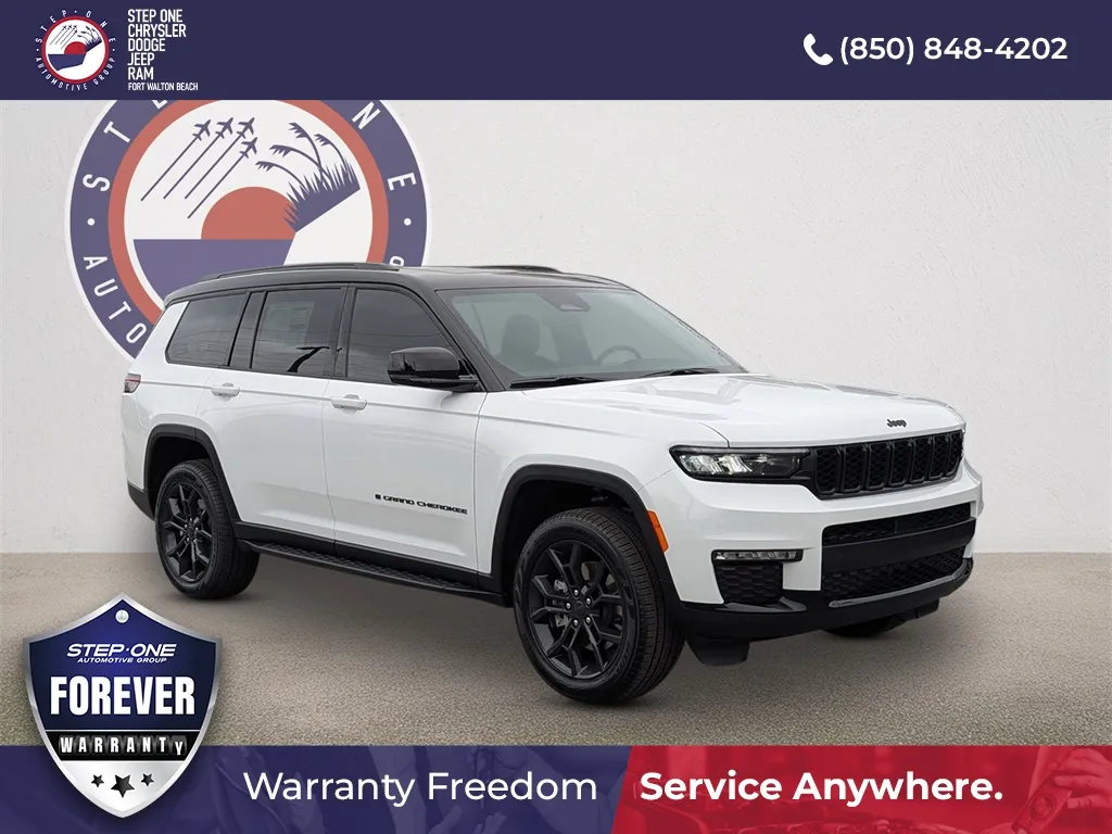 White 2025 Jeep Grand Cherokee L Limited for sale in Fort Walton Beach, FL