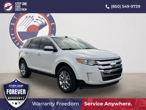 White 2014 Ford Edge Limited for sale in Crestview, FL