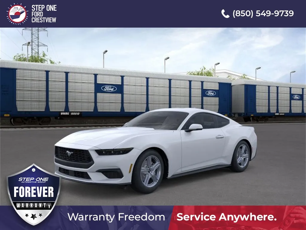 White 2026 Ford Mustang EcoBoost Premium for sale in Crestview, FL