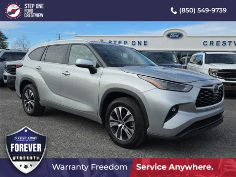 Silver 2024 Toyota Highlander LE for sale in Crestview, FL