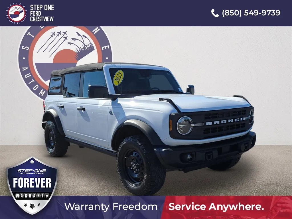 White 2023 Ford Bronco Black Diamond for sale in Crestview, FL