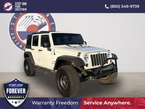 White 2012 Jeep Wrangler Unlimited Sport for sale in Crestview, FL