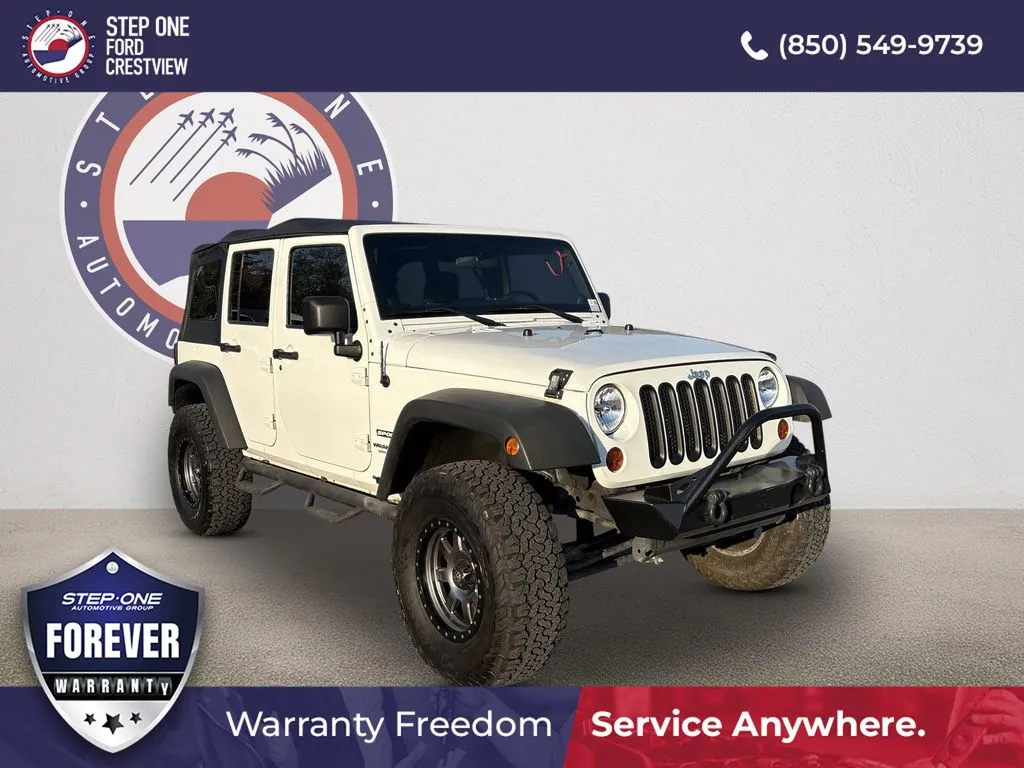 White 2012 Jeep Wrangler Unlimited Sport for sale in Crestview, FL