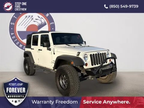 White 2012 Jeep Wrangler Unlimited Sport for sale in Crestview, FL