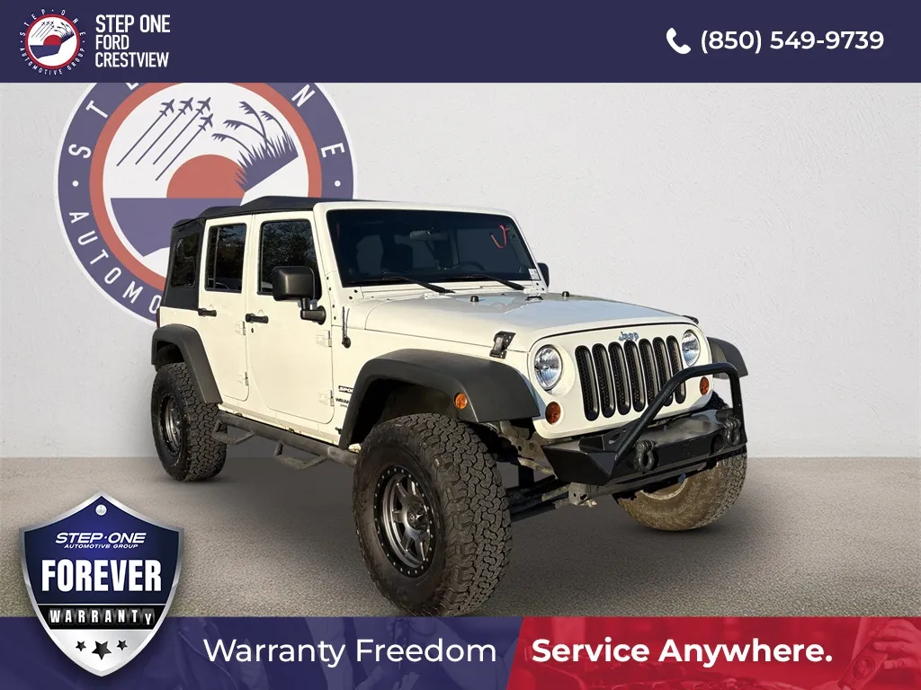 White 2012 Jeep Wrangler Unlimited Sport for sale in Crestview, FL