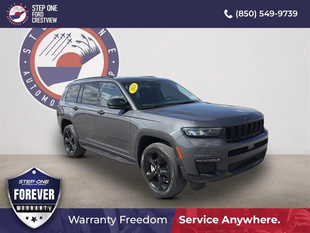 Gray 2023 Jeep Grand Cherokee L Limited for sale in Crestview, FL