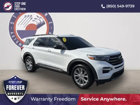White 2021 Ford Explorer XLT for sale in Crestview, FL