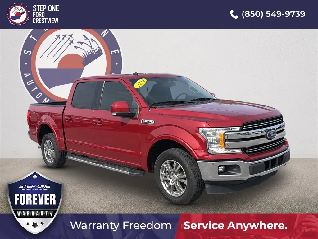 Red 2020 Ford F-150 Lariat for sale in Crestview, FL