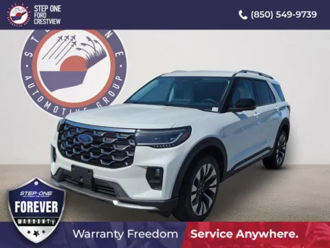 White 2026 Ford Explorer Platinum for sale in Crestview, FL