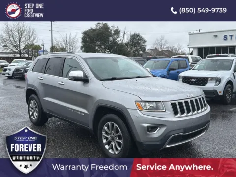 Silver 2015 Jeep Grand Cherokee Limited for sale in Crestview, FL