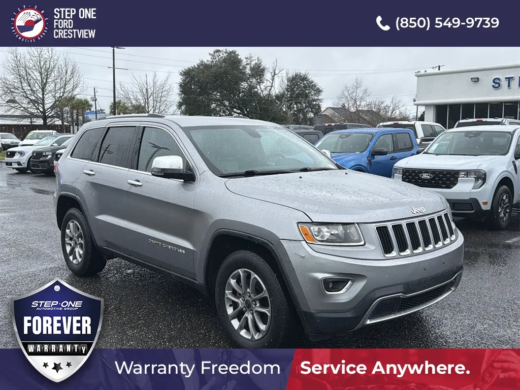 Silver 2015 Jeep Grand Cherokee Limited for sale in Crestview, FL