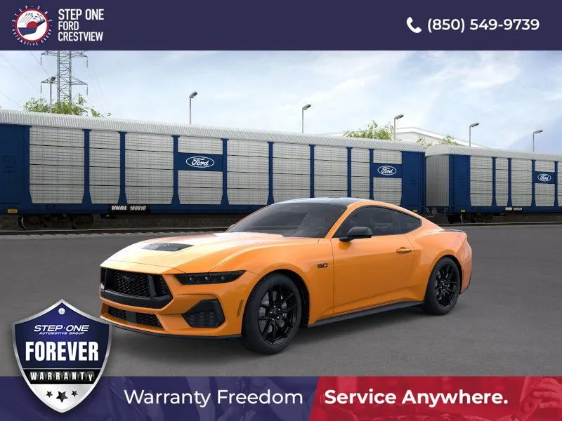 Orange 2026 Ford Mustang for sale in Crestview, FL