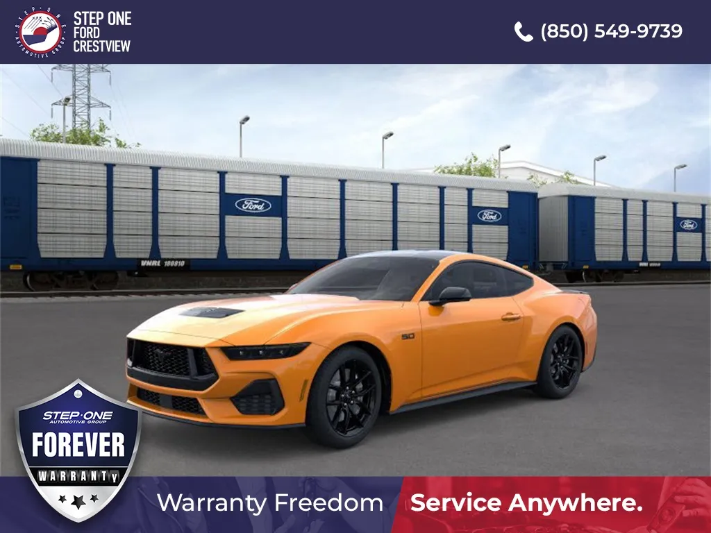 Orange 2026 Ford Mustang for sale in Crestview, FL