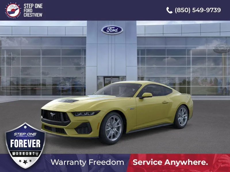 Yellow 2025 Ford Mustang GT Premium for sale in Crestview, FL