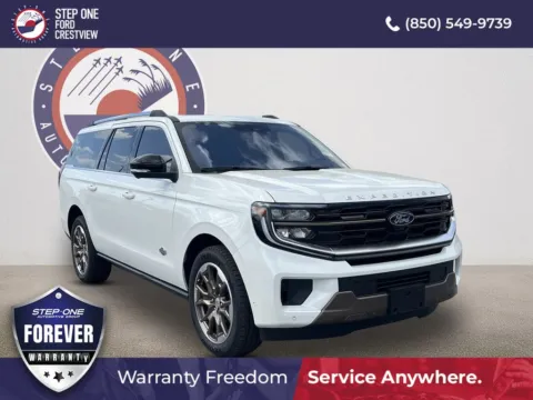 White 2025 Ford Expedition Max King Ranch for sale in Crestview, FL