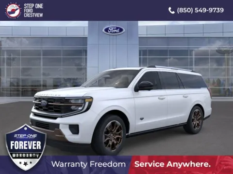 White 2025 Ford Expedition Max King Ranch for sale in Crestview, FL