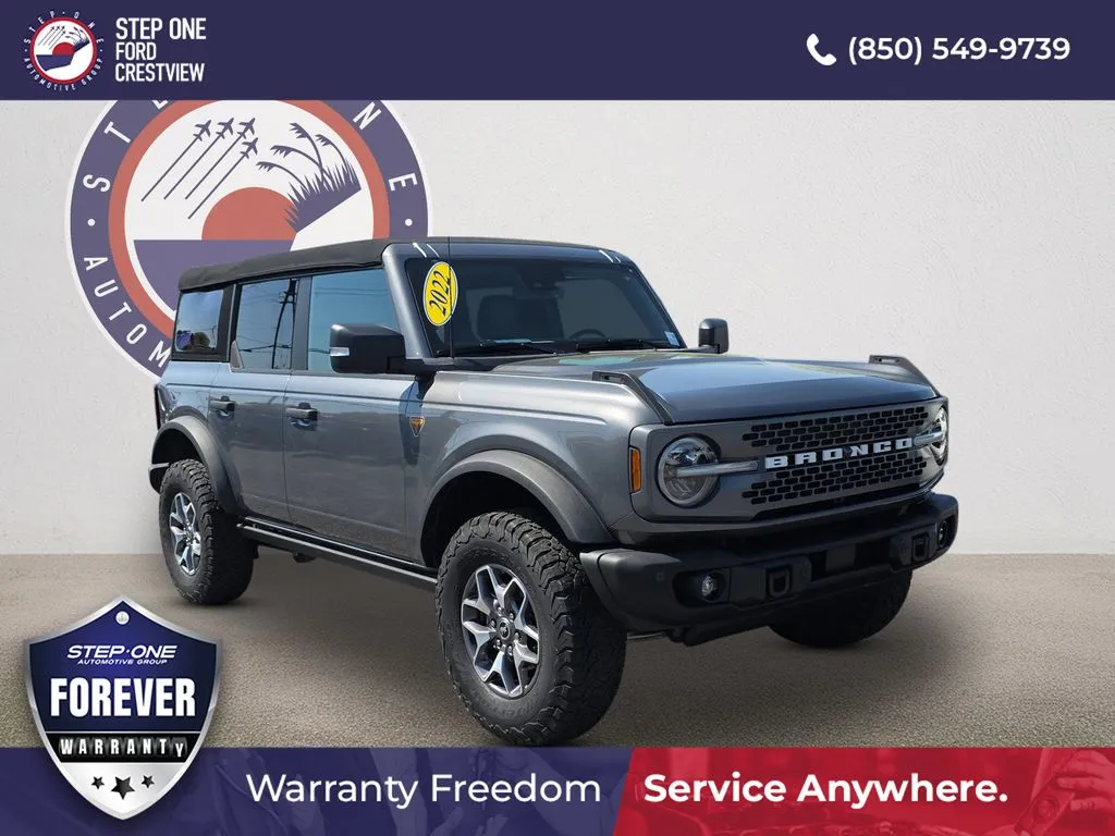Gray 2022 Ford Bronco Badlands for sale in Crestview, FL