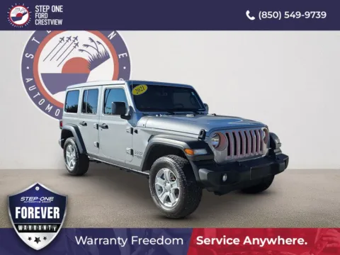 Silver 2021 Jeep Wrangler Unlimited Sport S for sale in Crestview, FL