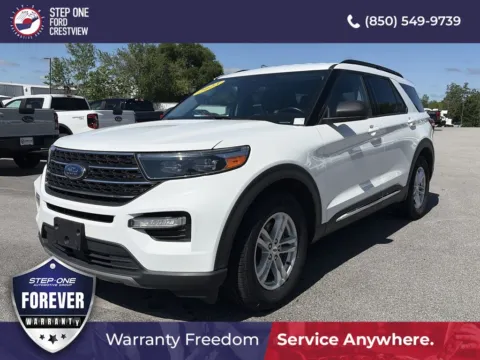 White 2023 Ford Explorer XLT for sale in Crestview, FL
