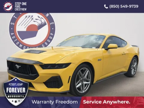 Yellow 2024 Ford Mustang GT for sale in Crestview, FL