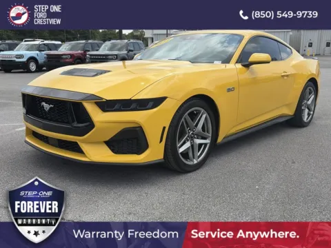 Yellow 2024 Ford Mustang GT for sale in Crestview, FL