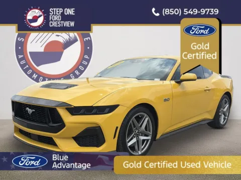 Yellow 2024 Ford Mustang GT for sale in Crestview, FL