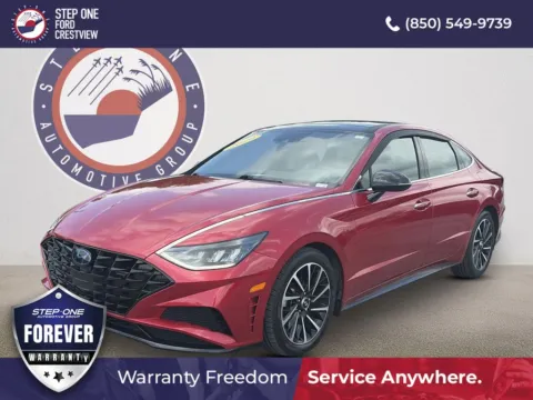 Red 2020 Hyundai Sonata SEL Plus for sale in Crestview, FL