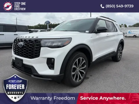 White 2026 Ford Explorer ST-Line for sale in Crestview, FL
