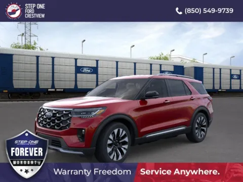 Red 2026 Ford Explorer Platinum for sale in Crestview, FL