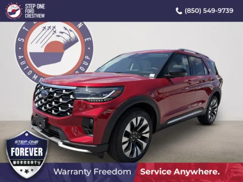 Red 2026 Ford Explorer Platinum for sale in Crestview, FL