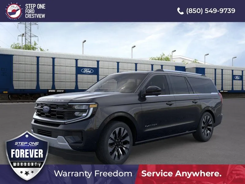 Black 2026 Ford Expedition Max Platinum for sale in Crestview, FL