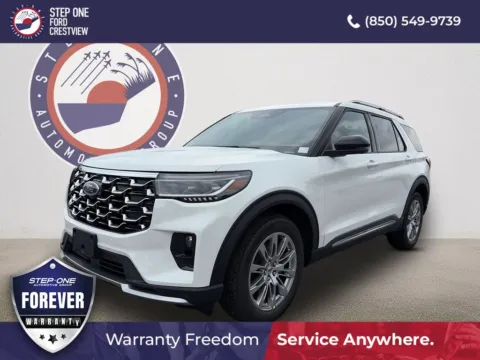 White 2026 Ford Explorer Platinum for sale in Crestview, FL