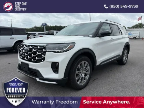 White 2026 Ford Explorer Platinum for sale in Crestview, FL