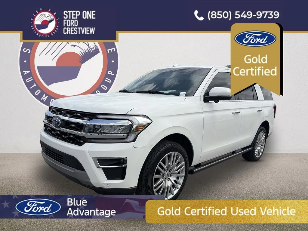 White 2024 Ford Expedition Limited for sale in Crestview, FL
