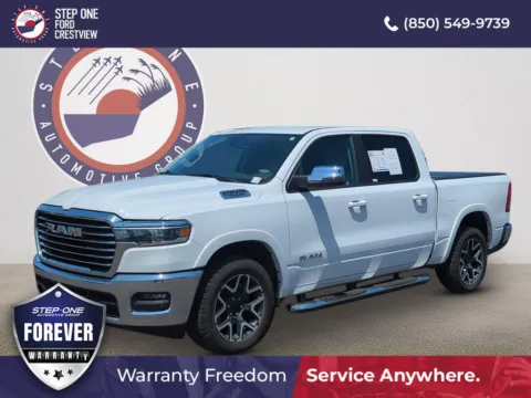 White 2025 Ram 1500 Laramie for sale in Crestview, FL