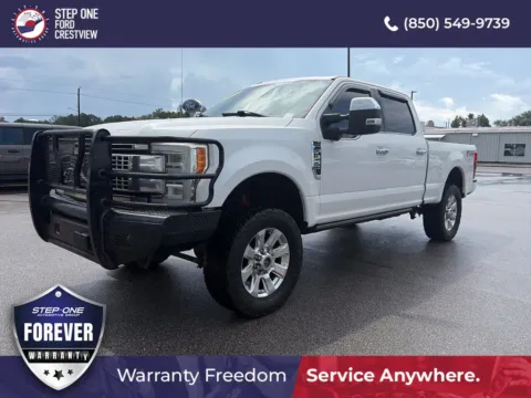 White 2017 Ford F-250SD Platinum for sale in Crestview, FL