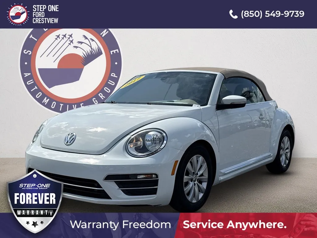 White 2017 Volkswagen Beetle 1.8T S for sale in Crestview, FL