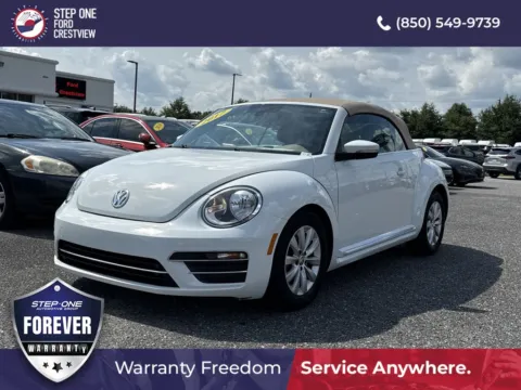 White 2017 Volkswagen Beetle 1.8T S for sale in Crestview, FL