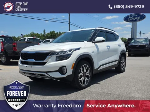 White 2023 Kia Seltos SX for sale in Crestview, FL