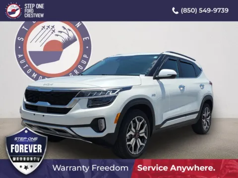 White 2023 Kia Seltos SX for sale in Crestview, FL