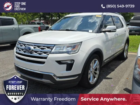 White 2018 Ford Explorer Limited for sale in Crestview, FL