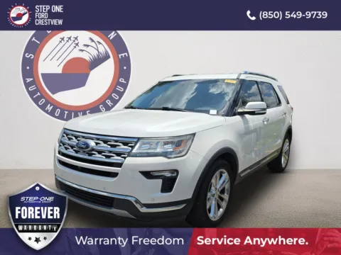 White 2018 Ford Explorer Limited for sale in Crestview, FL