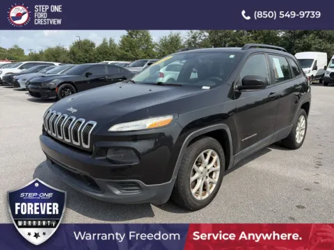 Black 2016 Jeep Cherokee Sport for sale in Crestview, FL