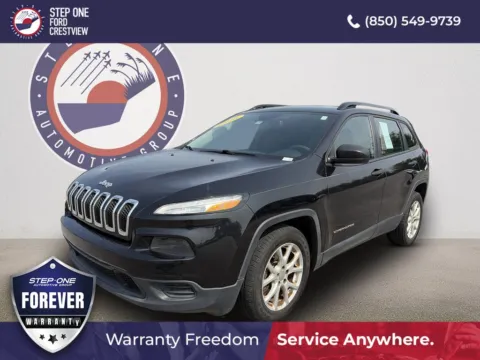 Black 2016 Jeep Cherokee Sport for sale in Crestview, FL