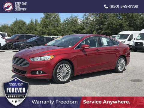 Red 2016 Ford Fusion Titanium for sale in Crestview, FL