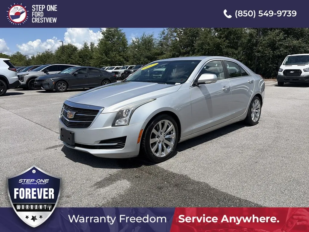 Silver 2017 Cadillac ATS 2.0L Turbo Luxury for sale in Crestview, FL