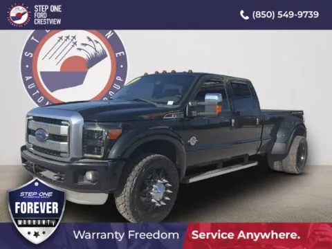 Black 2013 Ford F-450SD Platinum for sale in Crestview, FL
