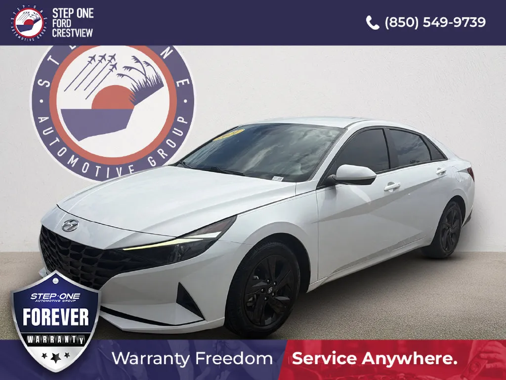 White 2021 Hyundai Elantra SEL for sale in Crestview, FL