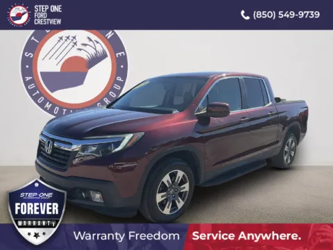 Red 2018 Honda Ridgeline RTL-T for sale in Crestview, FL